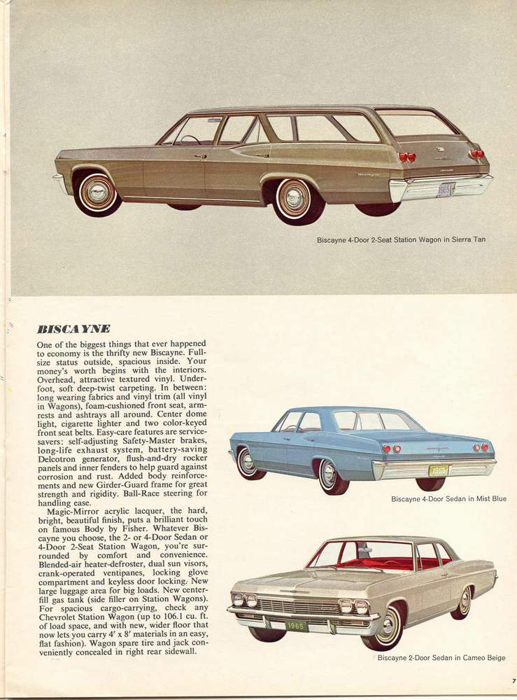 1965 Chevrolet Brochure Page 7